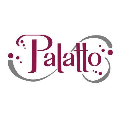 Logotipo de marca de vinos Palatto