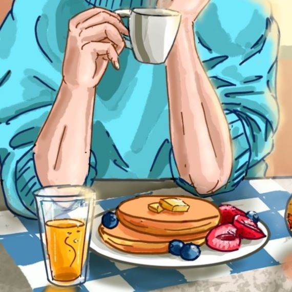 Ilustración digital 'Breakfast'